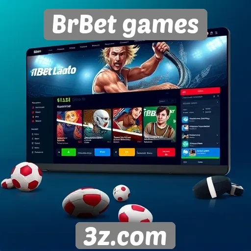 Usabilidade e design do site BrBet games
