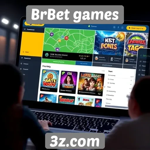 Interface do usuário e experiência de navegação no BrBet games
