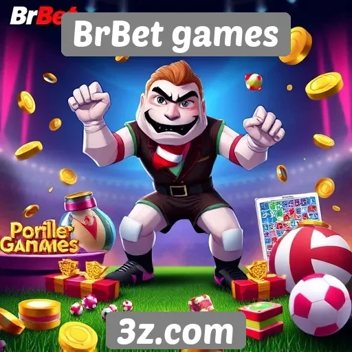 Variedade de jogos disponíveis na plataforma BrBet